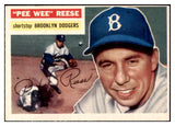 1956 Topps Baseball #260 Pee Wee Reese Dodgers EX-MT 522583