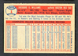 1957 Topps Baseball #001 Ted Williams Red Sox EX 522589