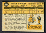 1960 Topps Baseball #316 Willie McCovey Giants EX-MT 522593