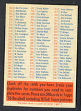 1956 Topps Baseball Checklist 2/4 EX-MT Unmarked 522599