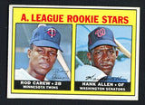 1967 Topps Baseball #569 Rod Carew Twins EX+ 522609