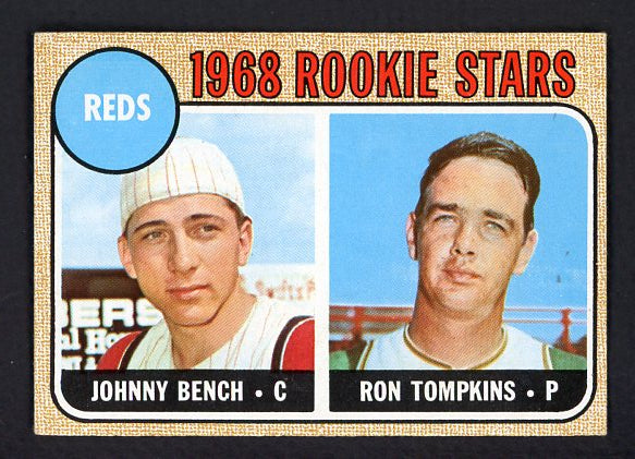 1968 Topps Baseball #247 Johnny Bench Reds EX-MT 522610