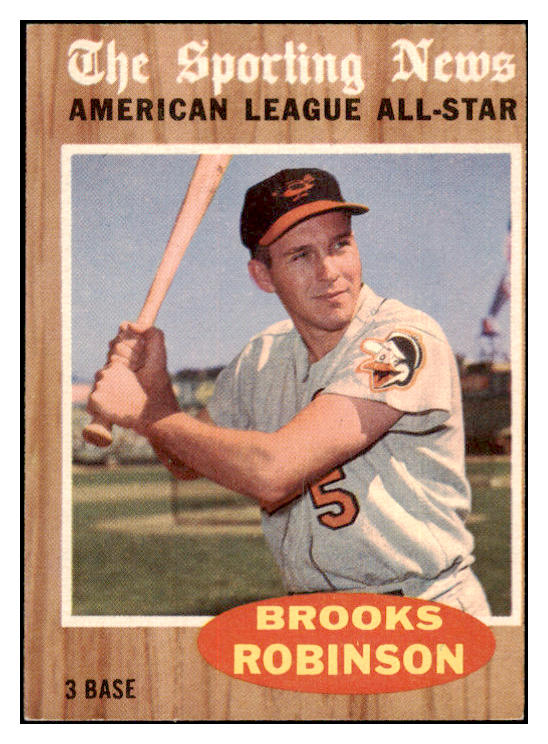 1962 Topps Baseball #468 Brooks Robinson A.S. Orioles VG-EX 522612