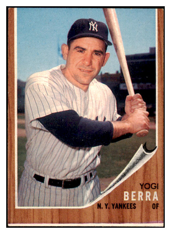 1962 Topps Baseball #360 Yogi Berra Yankees VG 522613