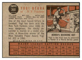 1962 Topps Baseball #360 Yogi Berra Yankees VG 522613