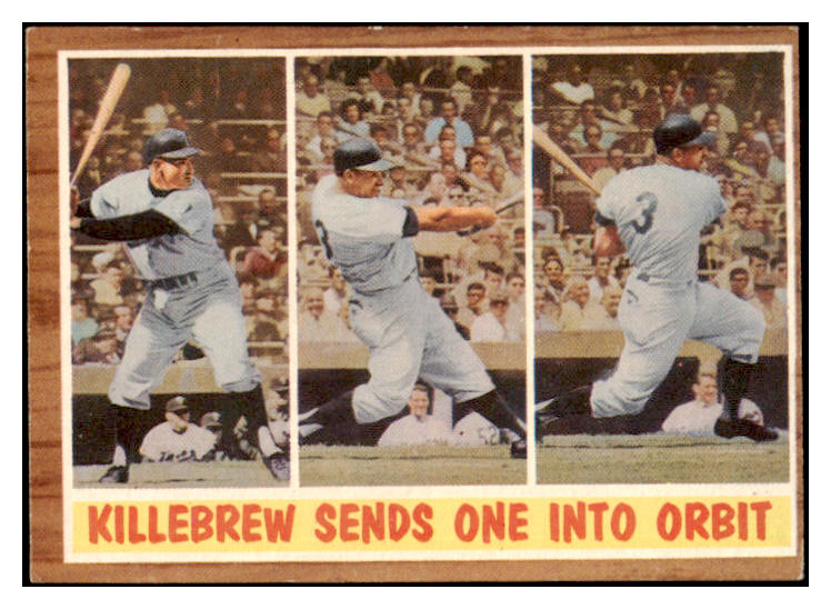 1962 Topps Baseball #316 Harmon Killebrew IA Twins EX+/EX-MT 522632