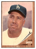 1962 Topps Baseball #500 Duke Snider Dodgers EX 522636