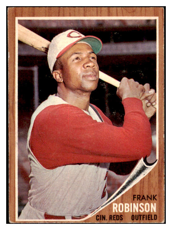 1962 Topps Baseball #350 Frank Robinson Reds EX 522642