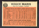 1962 Topps Baseball #313 Roger Maris IA Yankees VG-EX 522645