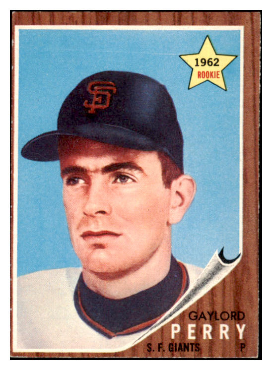 1962 Topps Baseball #199 Gaylord Perry Giants VG-EX 522648