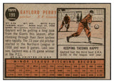 1962 Topps Baseball #199 Gaylord Perry Giants VG-EX 522648