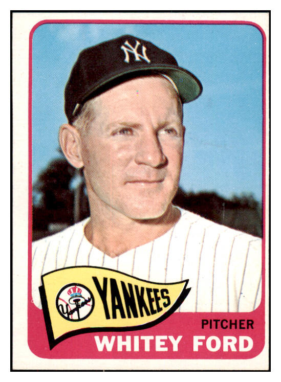 1965 Topps Baseball #330 Whitey Ford Yankees EX-MT 522657