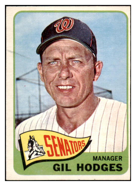 1965 Topps Baseball #099 Gil Hodges Senators EX-MT 522664