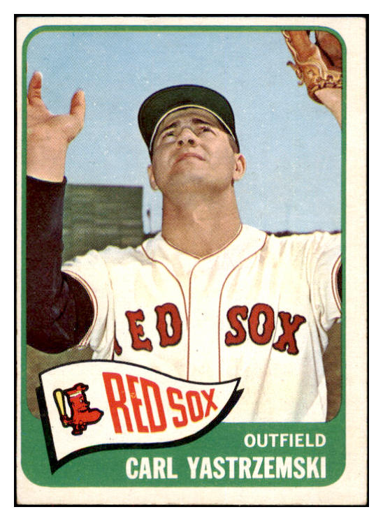 1965 Topps Baseball #385 Carl Yastrzemski Red Sox EX+/EX-MT 522665