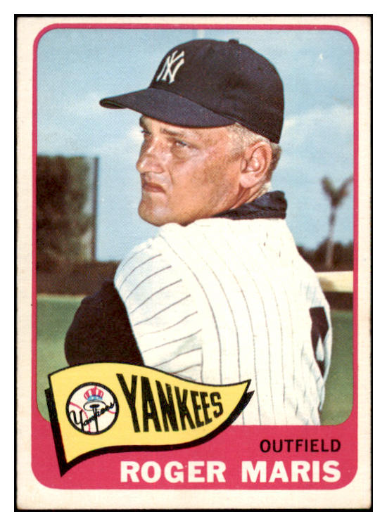 1965 Topps Baseball #155 Roger Maris Yankees EX 522667