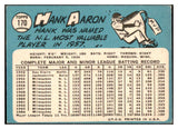 1965 Topps Baseball #170 Hank Aaron Braves EX 522668