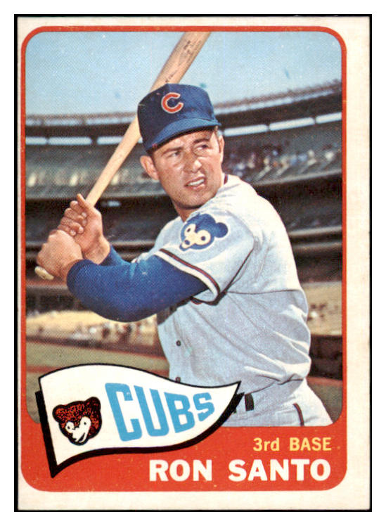 1965 Topps Baseball #110 Ron Santo Cubs VG-EX 522672