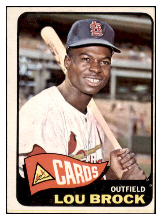 1965 Topps Baseball #540 Lou Brock Cardinals VG-EX 522674