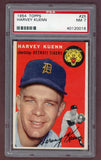 1954 Topps Baseball #025 Harvey Kuenn Tigers PSA 7 NM 522679