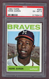 1964 Topps Baseball #300 Hank Aaron Braves PSA 6 EX-MT 522685