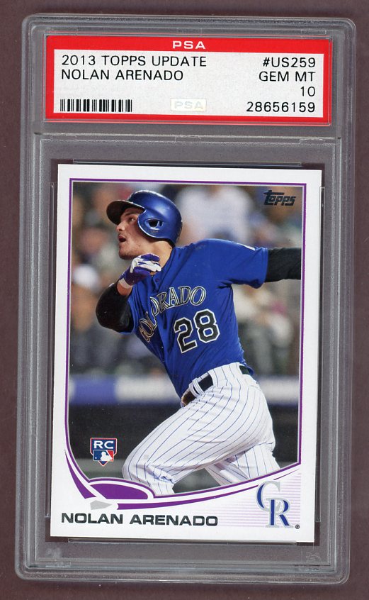 2013 Topps Update #259 Nolan Arenado Rockies PSA 10 GEM MINT 522693