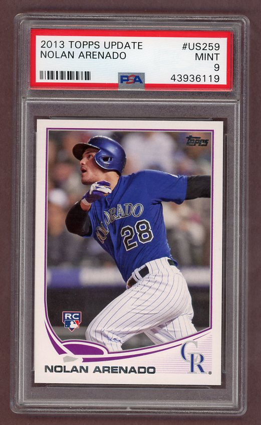 2013 Topps Update #259 Nolan Arenado Rockies PSA 9 MINT 522697