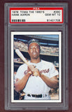 1978 TCMA #290 Hank Aaron Braves PSA 10 GEM MINT 522703