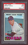 1967 Topps Baseball #088 Mickey Lolich Tigers PSA 9 MINT 522710