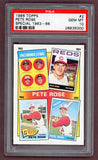 1986 Topps #002 Pete Rose Reds PSA 10 GEM MINT 522714