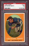 1958 Topps Football 3120 Raymond Berry Colts PSA 7 NM 522715