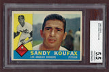 1960 Topps Baseball #343 Sandy Koufax Dodgers BVG 5.5 EX+ 522725