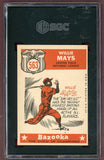 1959 Topps Baseball #563 Willie Mays A.S. Giants SGC 4 VG-EX 522741