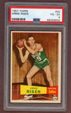 1957 Topps Basketball #040 Arnie Risen Celtics PSA 4 VG-EX 522754