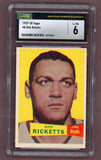 1957 Topps Basketball #008 Dick Ricketts Royals CSG 6 EX-MT 522760