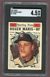 1961 Topps Baseball #576 Roger Maris A.S. Yankees SGC 4.5 VG-EX+ 522772