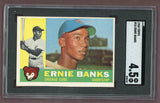 1960 Topps Baseball #010 Ernie Banks Cubs SGC 4.5 VG-EX+ 522775