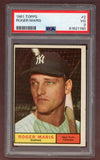 1961 Topps Baseball #002 Roger Maris Yankees PSA 3 VG 522785