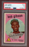 1959 Topps Baseball #514 Bob Gibson Cardinals PSA 3 VG 522786