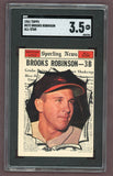 1961 Topps Baseball #572 Brooks Robinson A.S. Orioles SGC 3.5 VG+ 522788