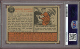 1962 Topps Baseball #200 Mickey Mantle Yankees PSA 3 VG 522838