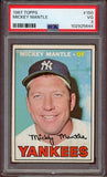 1967 Topps Baseball #150 Mickey Mantle Yankees PSA 3 VG 522854