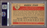 1953 Bowman Color Baseball #099 Waren Spahn Braves PSA 4 VG-EX 522871