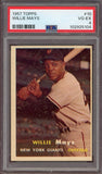 1957 Topps Baseball #010 Willie Mays Giants PSA 4 VG-EX 522879