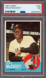 1963 Topps Baseball #490 Willie McCovey Giants PSA 7 NM 522903