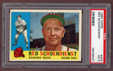 1960 Topps Baseball #335 Red Schoendienst Braves PSA 5 EX 522977