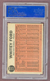 1962 Topps Baseball #315 Whitey Ford IA Yankees PSA 5 EX 522985