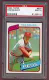 1980 Topps Baseball #500 Tom Seaver Reds PSA 9 MINT 522992