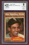 1962 Topps Baseball #469 Luis Aparicio A.S. White Sox BCCG 8 523006