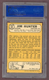 1968 Topps Baseball #385 Catfish Hunter A's PSA 7 NM 523016