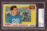 1955 Topps Football #088 Ralph Kercheval Kentucky BVG 7 NM 523068